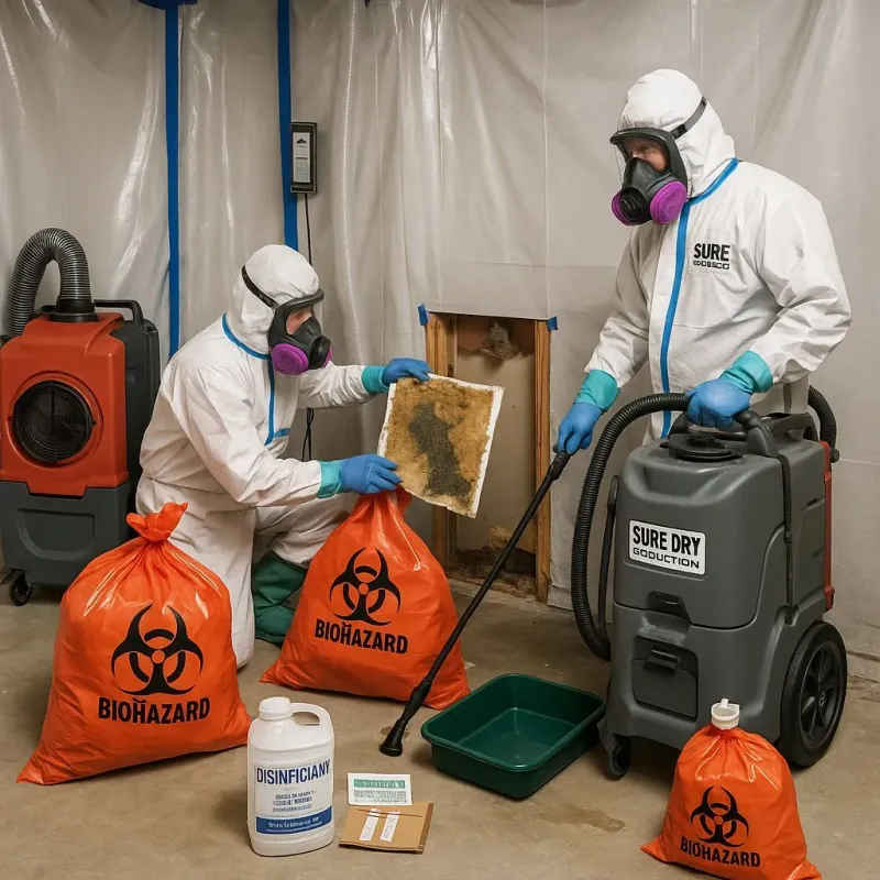 Contaminated Water Handling Protocols process in Clay County, NC